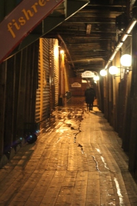 Wooden Alleyways in Bryggen 